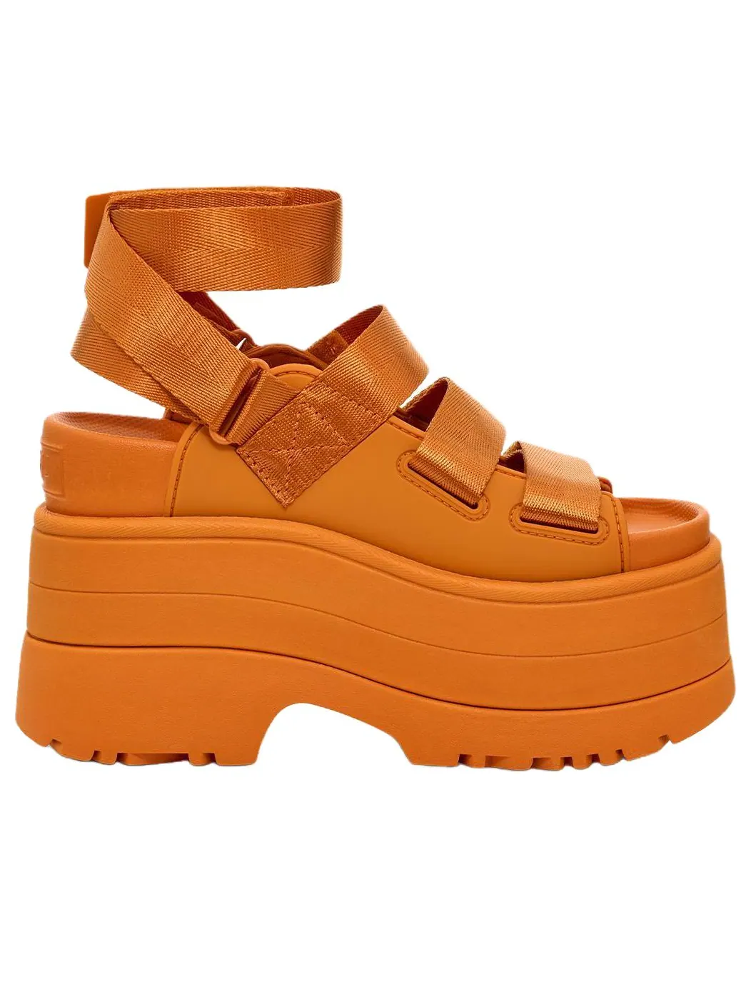 (WMNS) Сандалии на платформе UGG GoldenRise, цвет «Темно-абрикосовый» — изображение 2 из 6