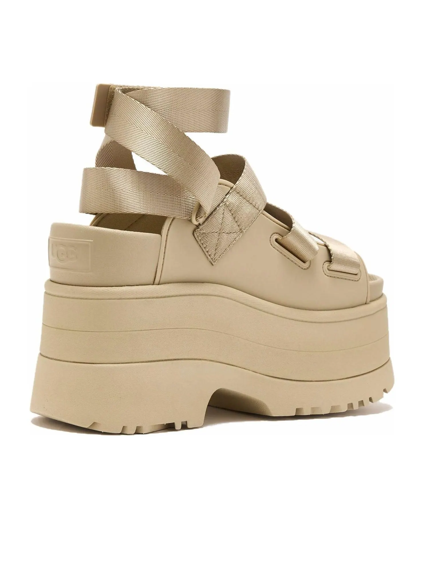 (WMNS) Сандалии на платформе UGG GoldenRise, цвет «Горчичное семечко» — изображение 3 из 3