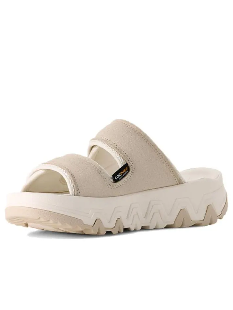 Шлепанцы (WMNS) UGG CapTrail Strap Slide 'Beige' — изображение 2 из 5, бежевый