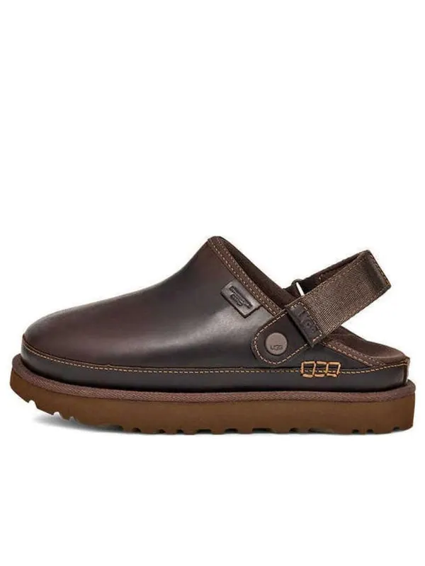 Тапочки goldenstar clog leather regen Ugg — изображение 1 из 4, коричневый