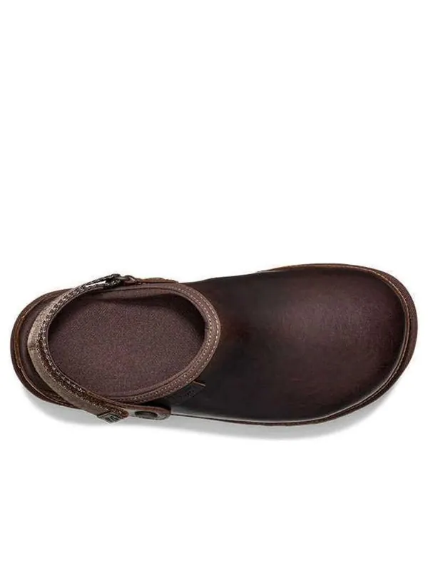 Тапочки goldenstar clog leather regen Ugg — изображение 3 из 4, коричневый