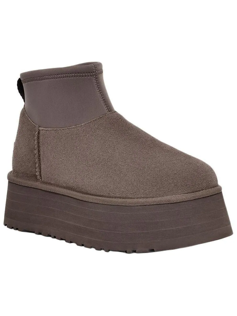 Ботинки UGG Classic Mini Dipper — изображение 3 из 6, серый