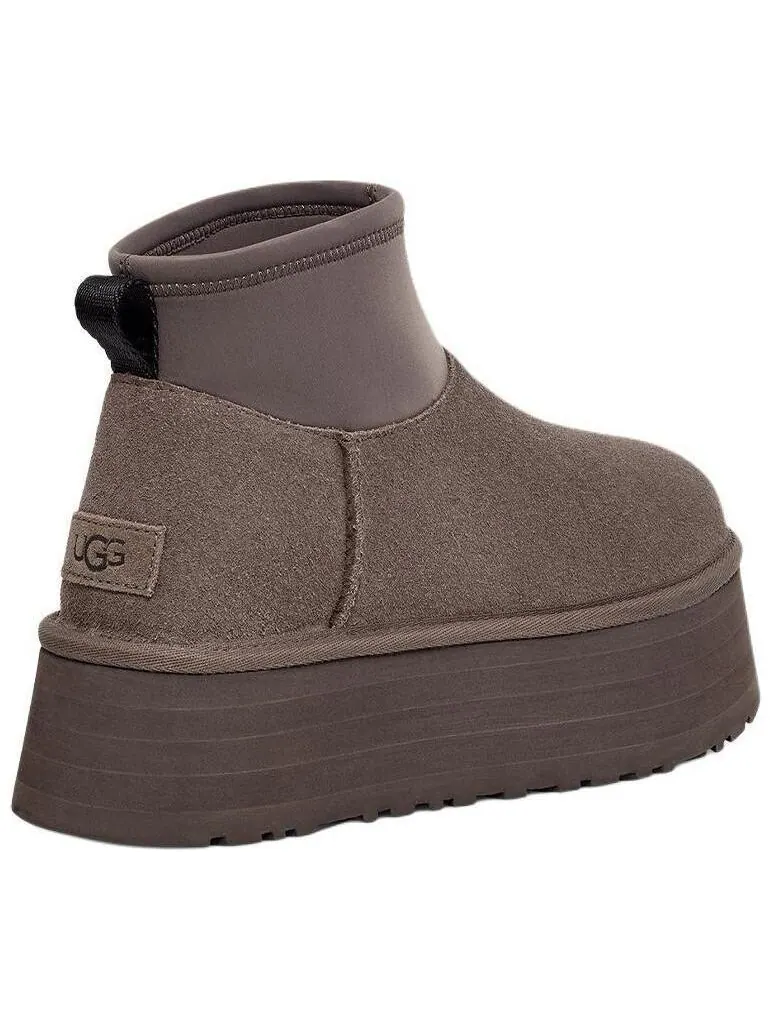 Ботинки UGG Classic Mini Dipper — изображение 4 из 6, серый