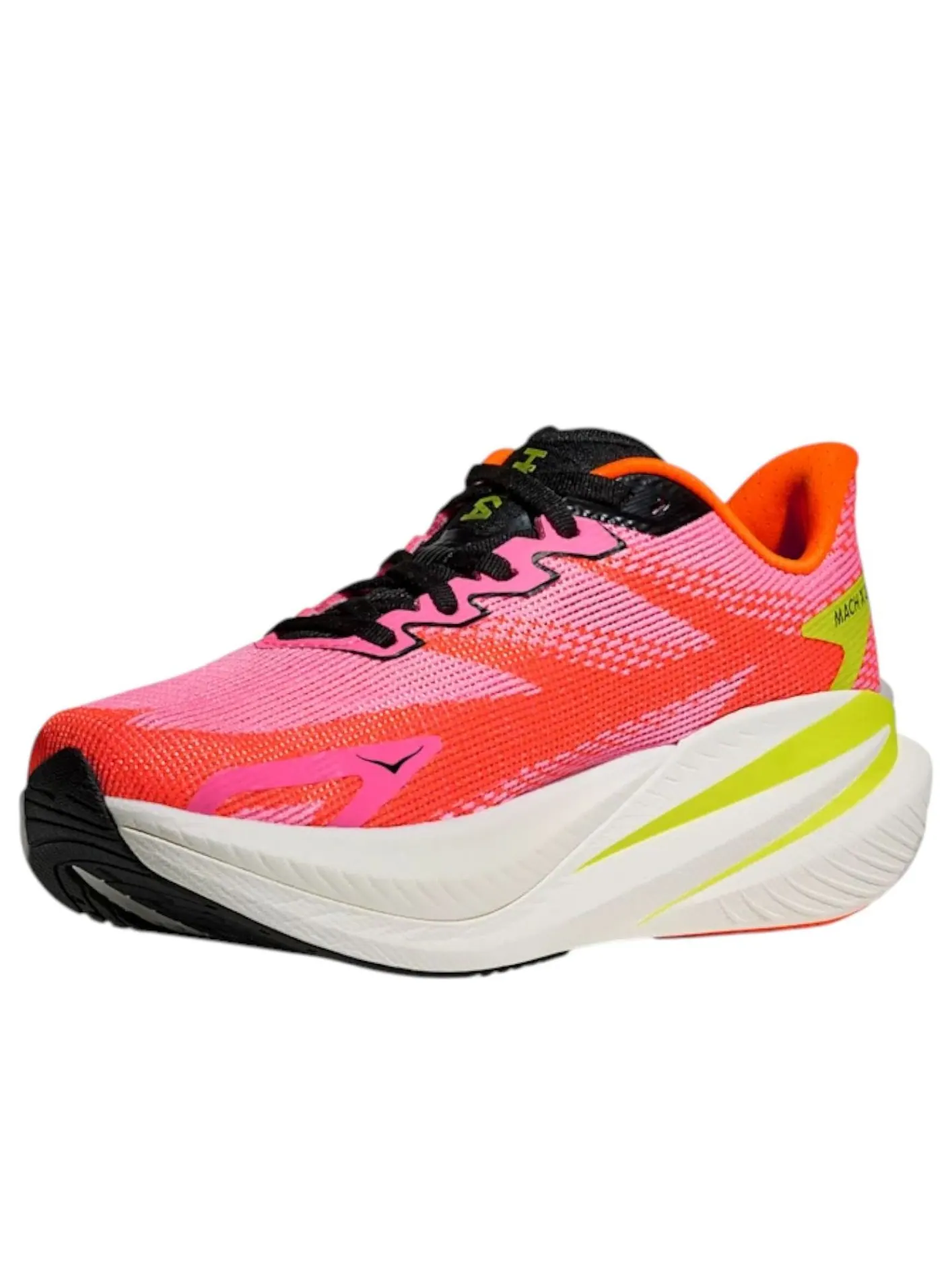 (WMNS) Hoka One One Mach X 3 'Neon Rose Neon Tangerine' — изображение 2 из 5