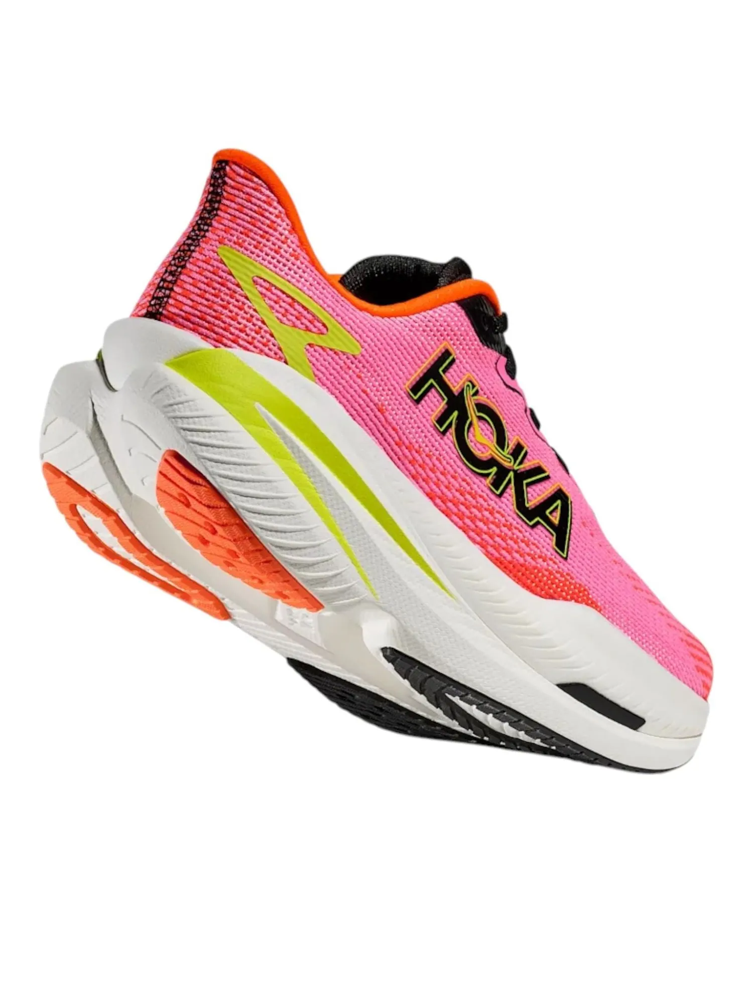 (WMNS) Hoka One One Mach X 3 'Neon Rose Neon Tangerine' — изображение 3 из 5