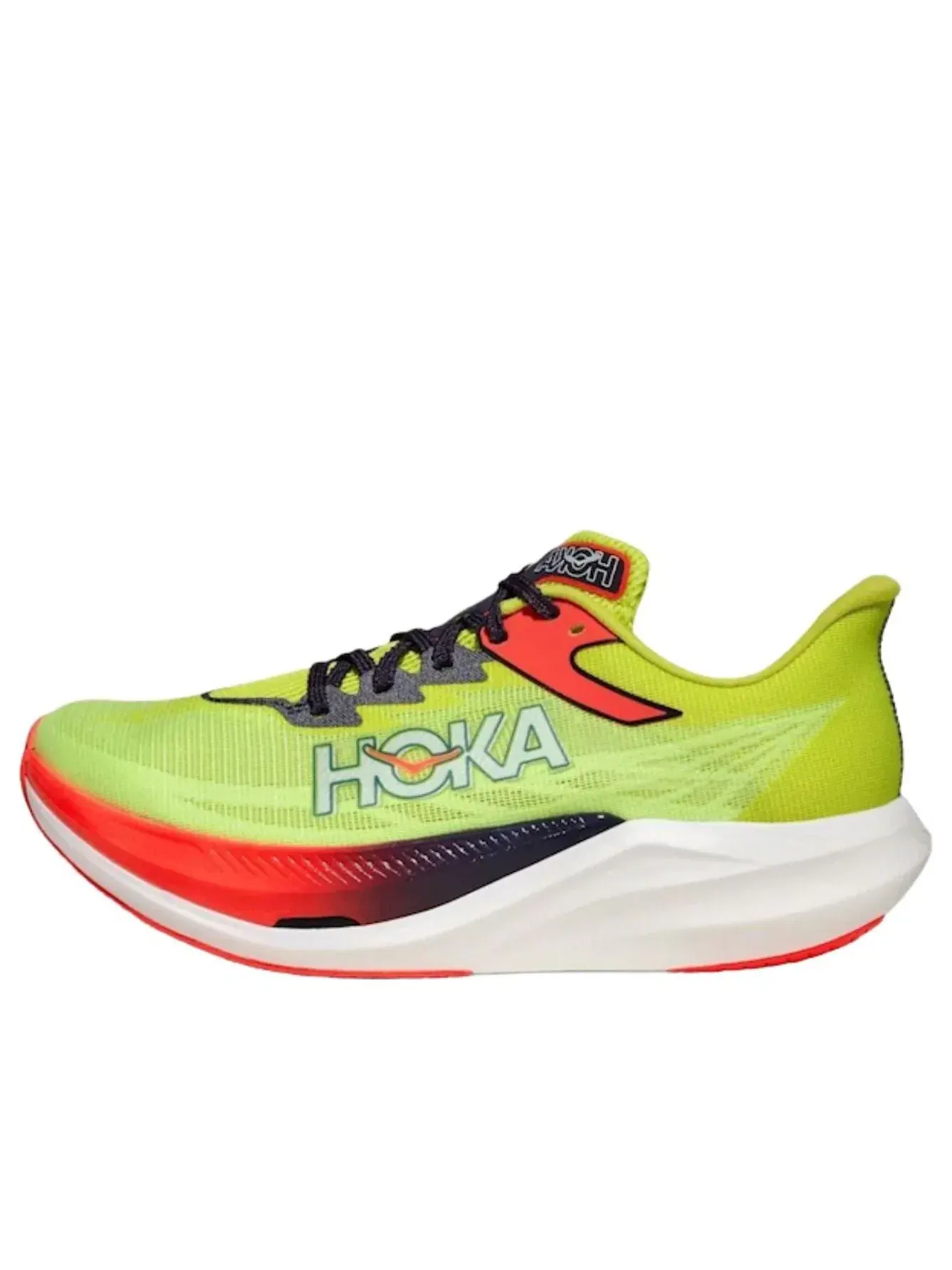 Кроссовки HOKA ONE ONE Rocket X 3 'Neon Yu Squid Ink' 1168724-NZS — изображение 1 из 6, зеленый