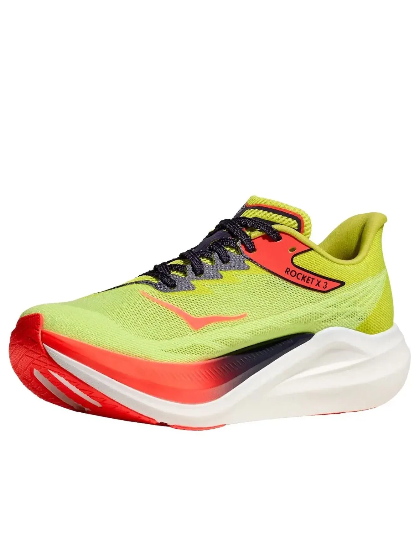 Кроссовки HOKA ONE ONE Rocket X 3 'Neon Yu Squid Ink' 1168724-NZS — изображение 3 из 6, зеленый
