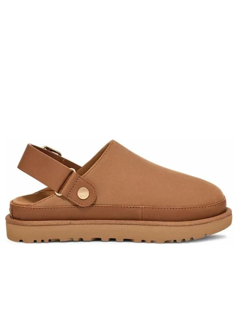 Сандалии (WMNS) UGG Goldenstar Villa Clog 'Chestnut' — изображение 2 из 5, коричневый