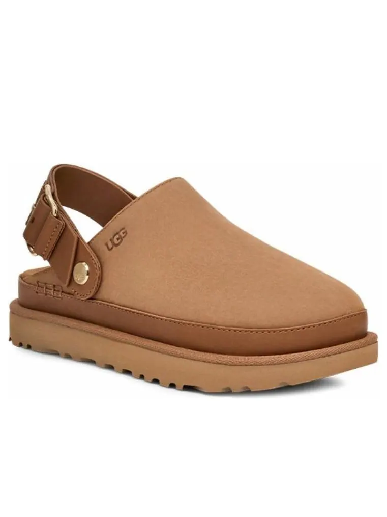 Сандалии (WMNS) UGG Goldenstar Villa Clog 'Chestnut' — изображение 3 из 5, коричневый