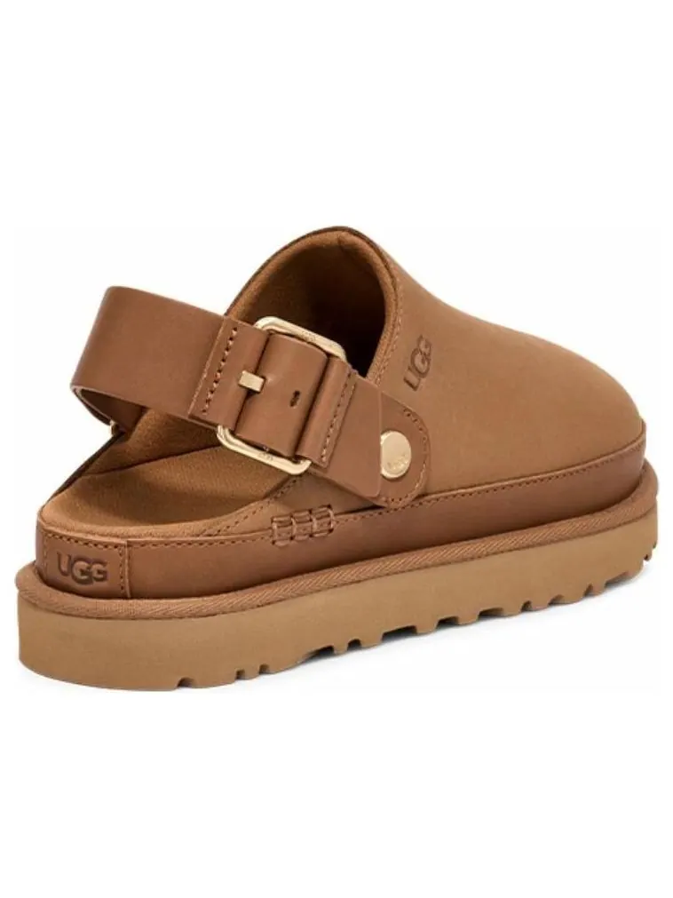 Сандалии (WMNS) UGG Goldenstar Villa Clog 'Chestnut' — изображение 4 из 5, коричневый
