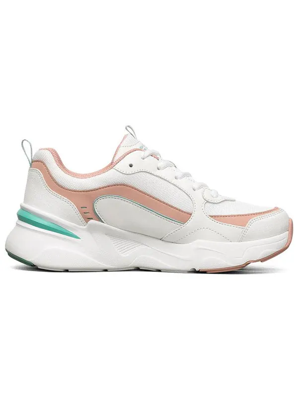 Кроссовки bob's bamina low-top white/pink Skechers — изображение 2 из 4, белый/розовый