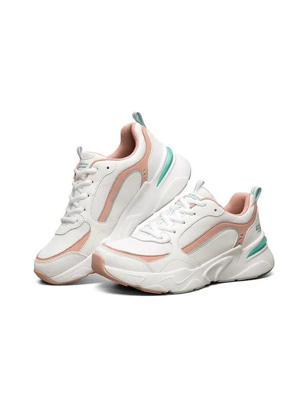 Кроссовки bob's bamina low-top white/pink Skechers — изображение 3 из 4, белый/розовый