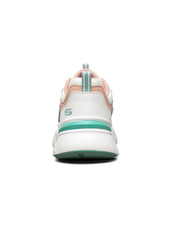 Кроссовки bob's bamina low-top white/pink Skechers — изображение 4 из 4, белый/розовый