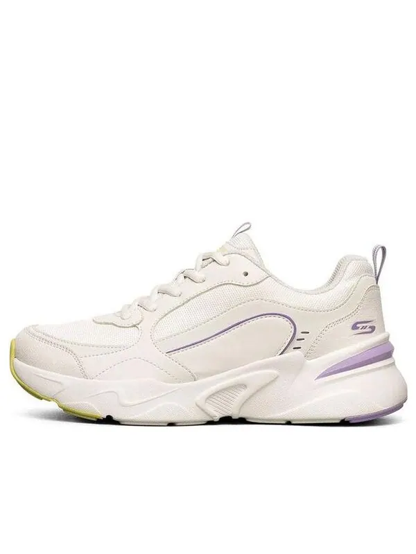 Кроссовки bob's bamina low-top sneakers white/purple Skechers — изображение 1 из 4, белый/фиолетовый