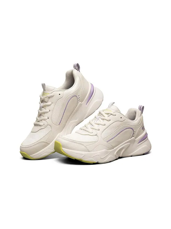 Кроссовки bob's bamina low-top sneakers white/purple Skechers — изображение 3 из 4, белый/фиолетовый