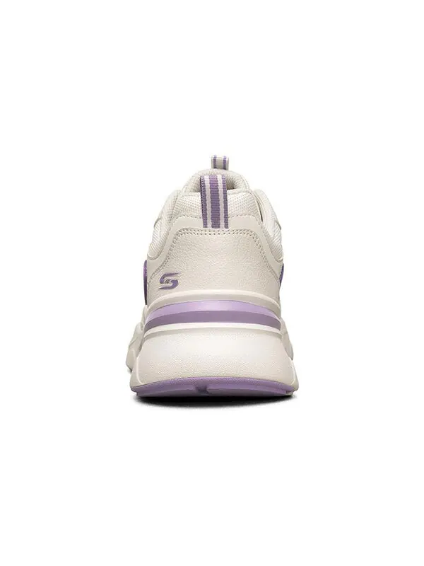 Кроссовки bob's bamina low-top sneakers white/purple Skechers — изображение 4 из 4, белый/фиолетовый
