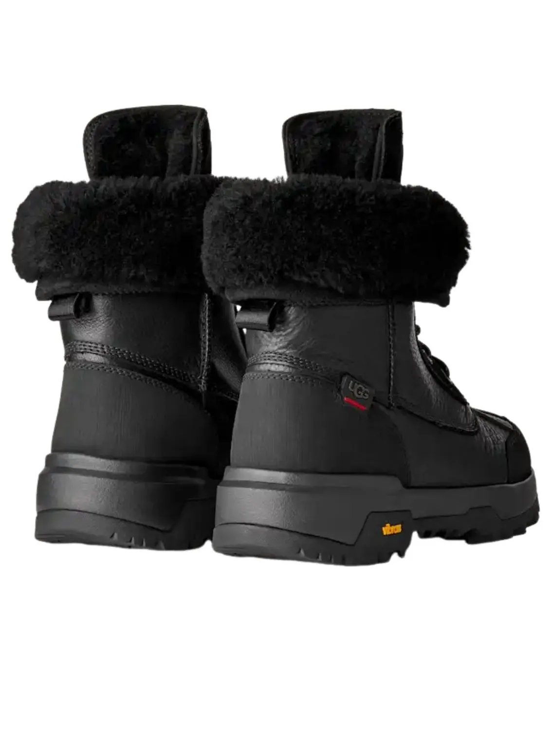 (WMNS) Сапоги UGG Adirondack XXV 'Черные' — изображение 3 из 5, черный
