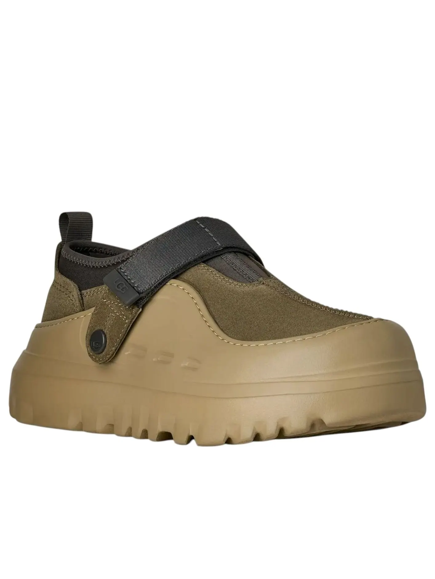 Угги UGG PeakMod Low Cut 'Dark Olive Moss Green' — изображение 2 из 5, оливковый зеленый