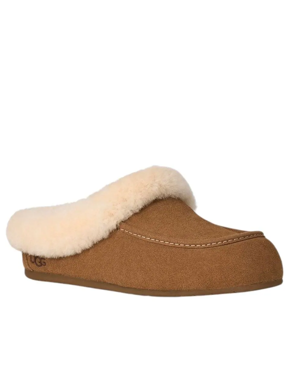 Шлепанцы (WMNS) UGG Ansley Mule 'Chestnut' — изображение 2 из 5, коричневый