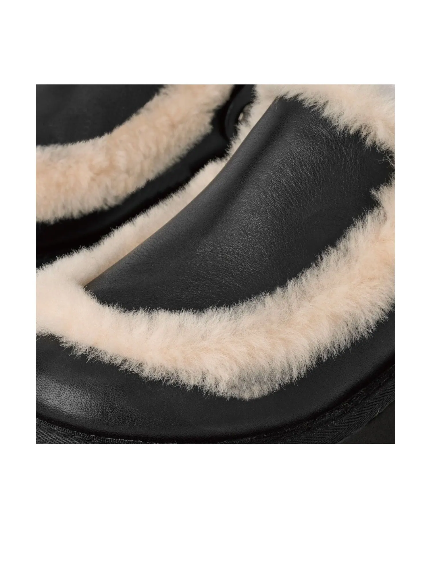 Сабо (WMNS) UGG Esmee Leather Clog Mules 'Black' — изображение 3 из 5, черный
