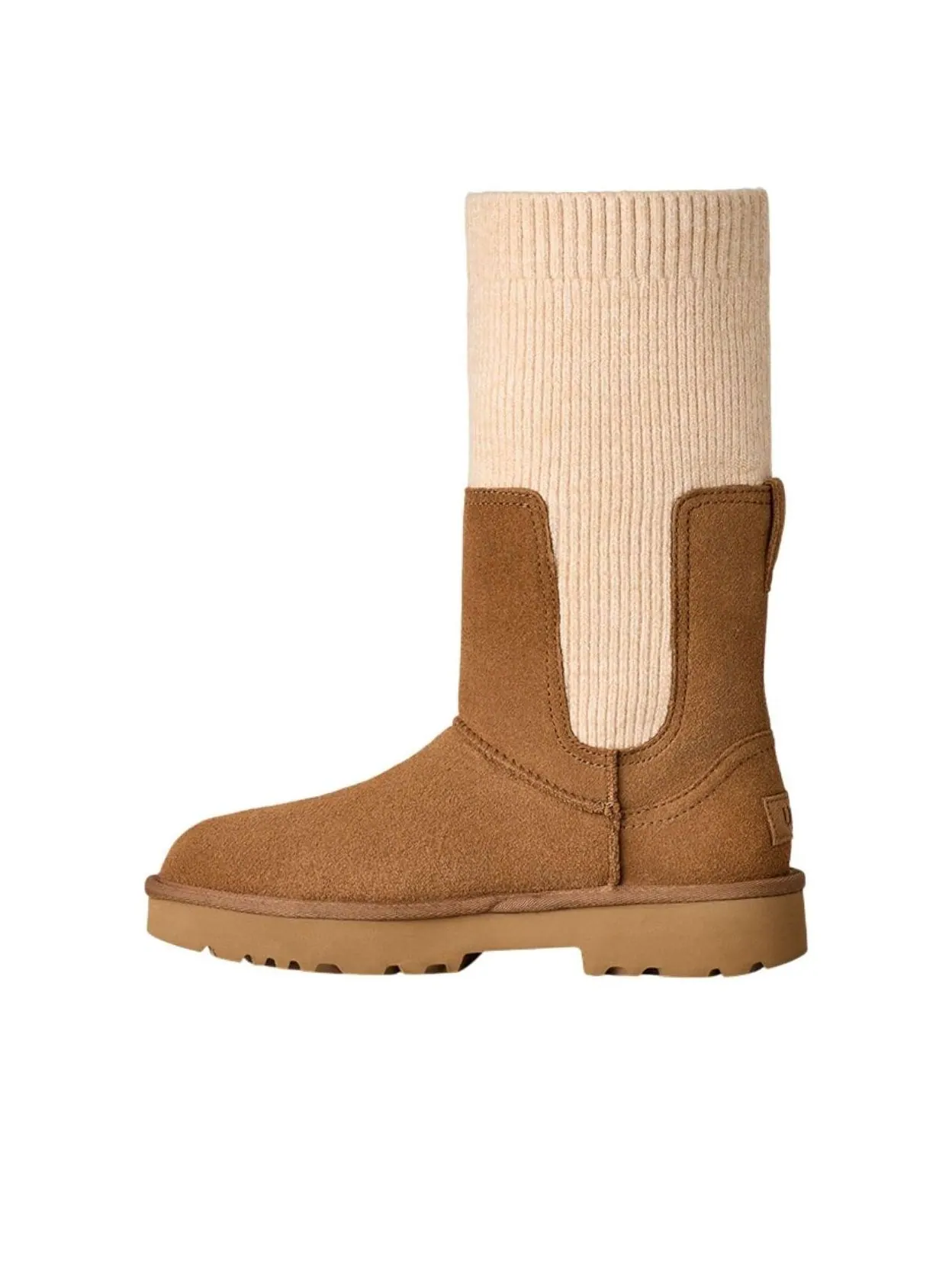 (WMNS) Вязаные зимние сапоги UGG Marais Chelsea — изображение 1 из 6, орех