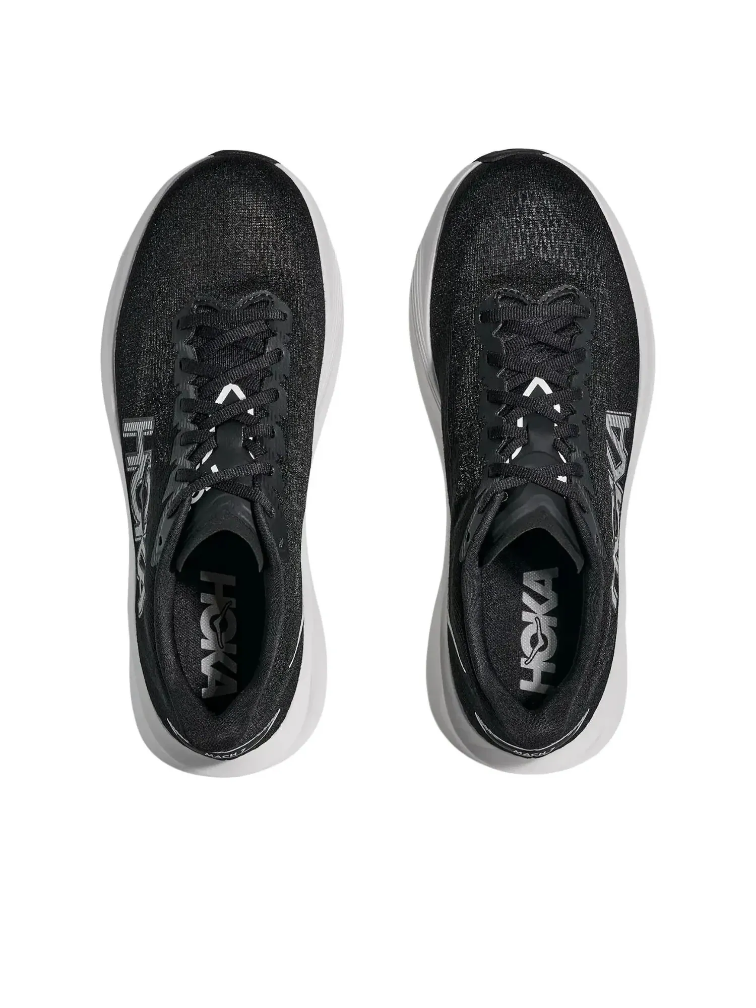 Кроссовки (WMNS) HOKA ONE ONE Mach 7 'Black White' — изображение 5 из 5, черный