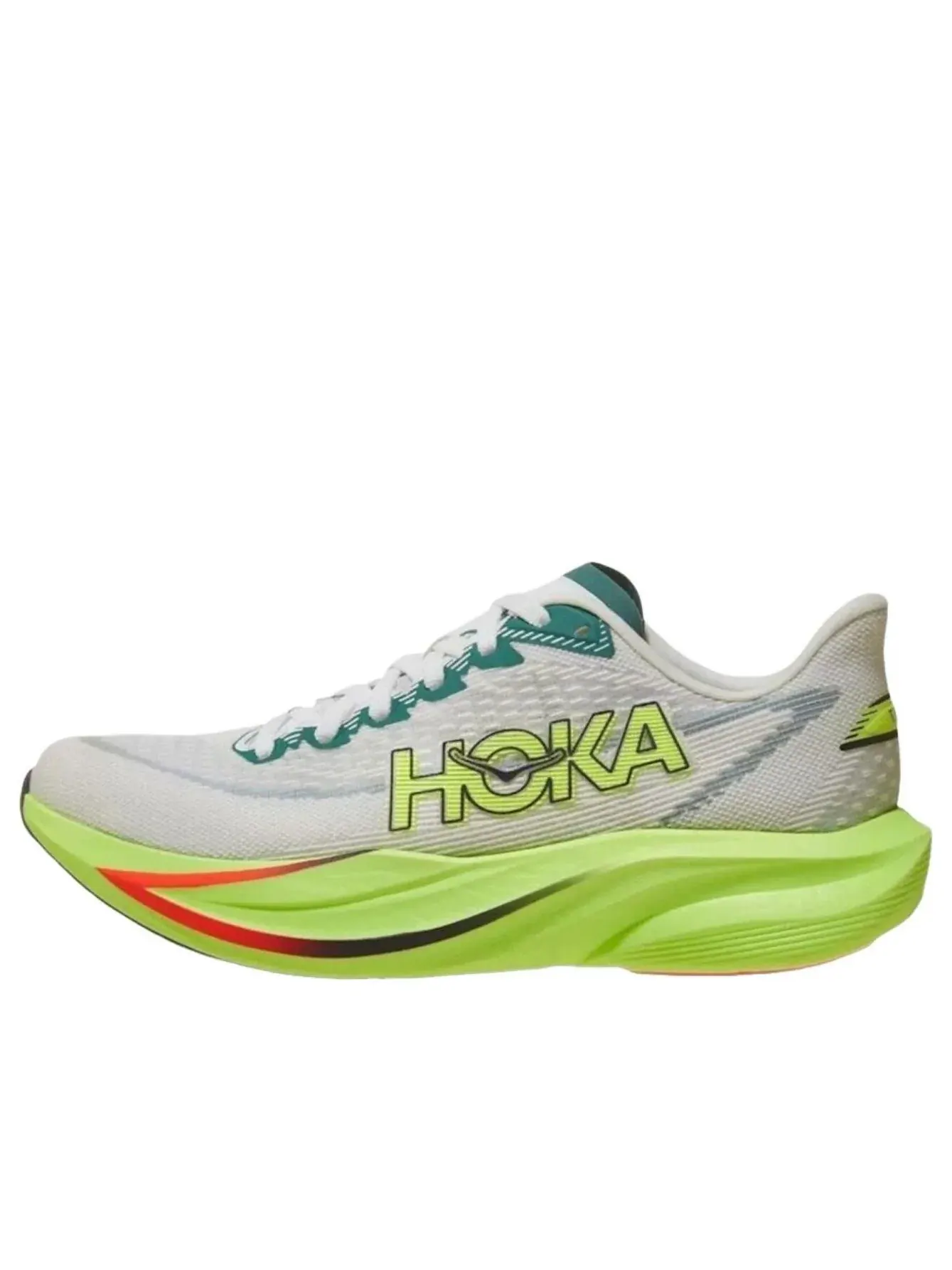 Кроссовки (WMNS) HOKA ONE ONE Mach 7 'Frost Neon Yuzu' — изображение 1 из 6, мульти