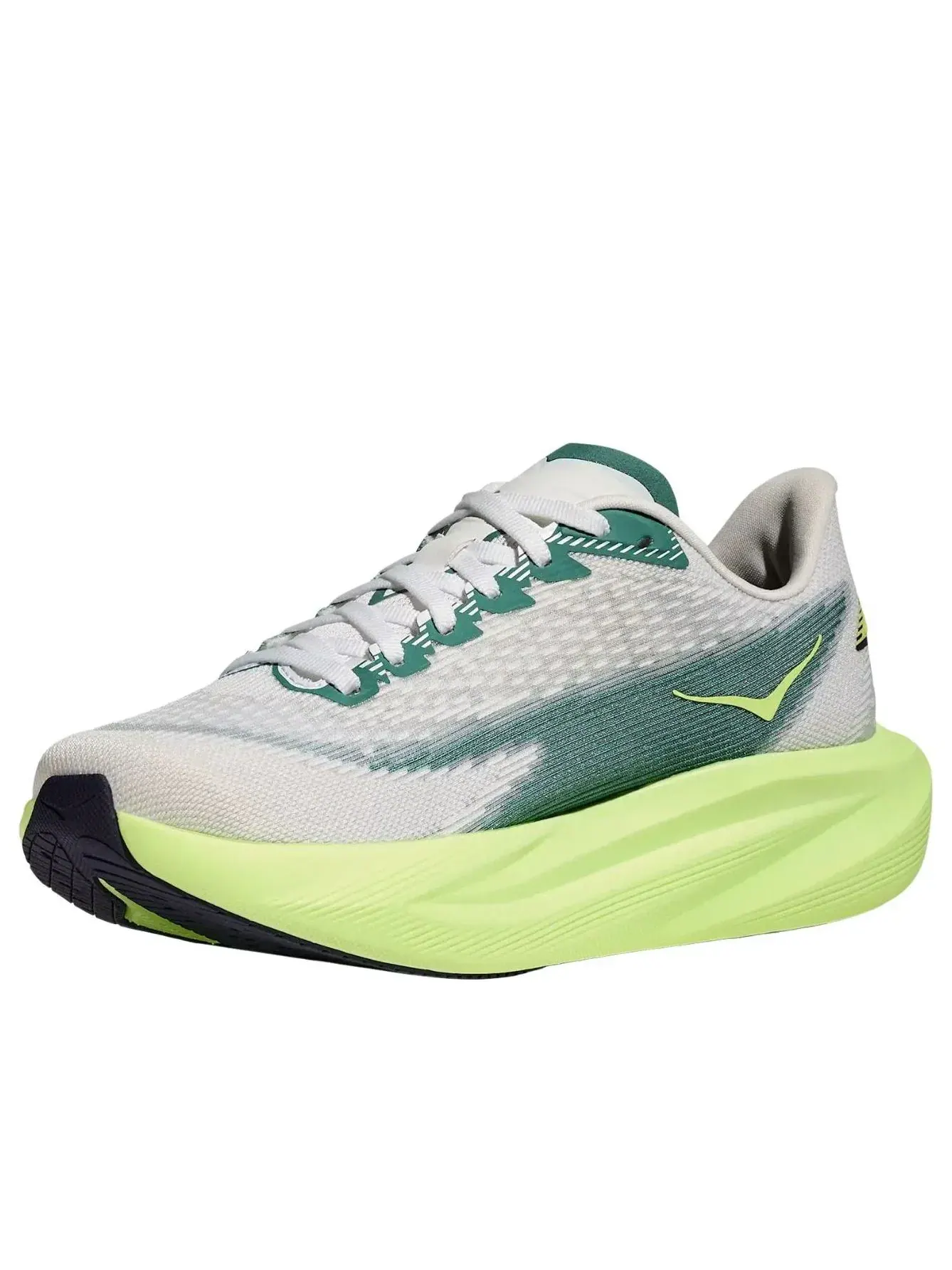 Кроссовки (WMNS) HOKA ONE ONE Mach 7 'Frost Neon Yuzu' — изображение 2 из 6, мульти
