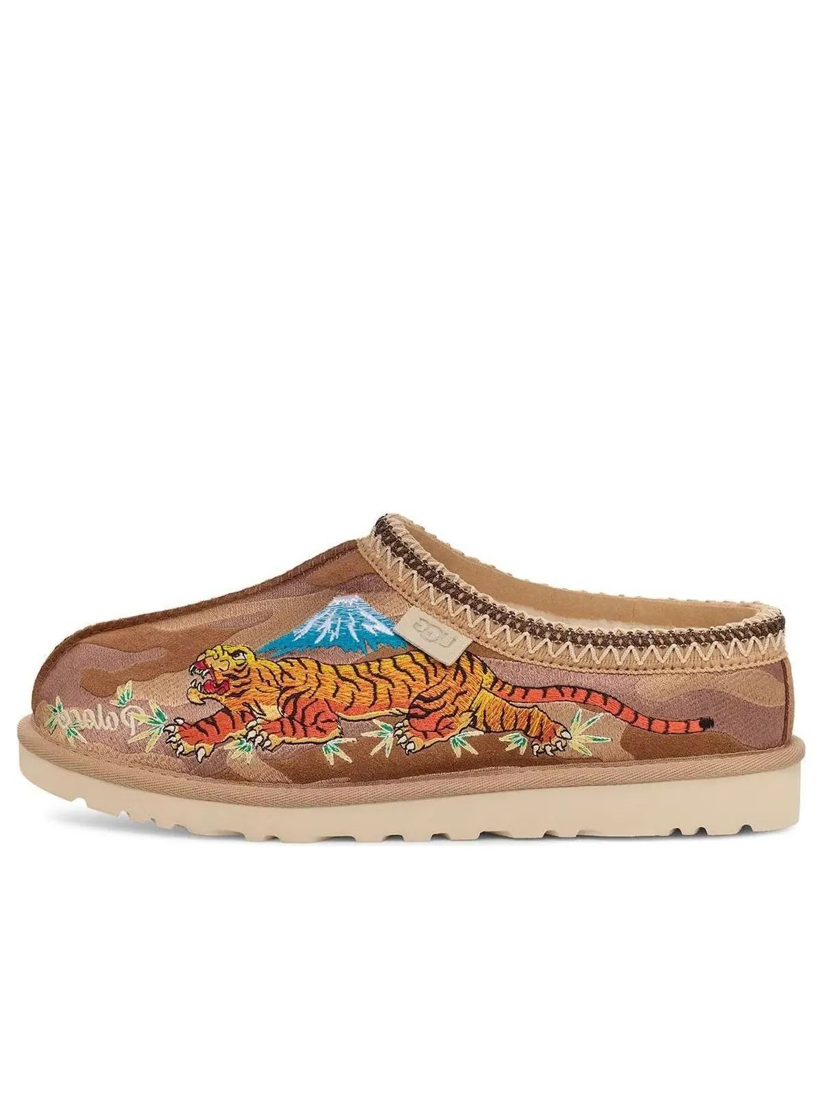 Тапочки UGG x Palace Tasman 'Каштановый камуфляж' — изображение 1 из 1, орех