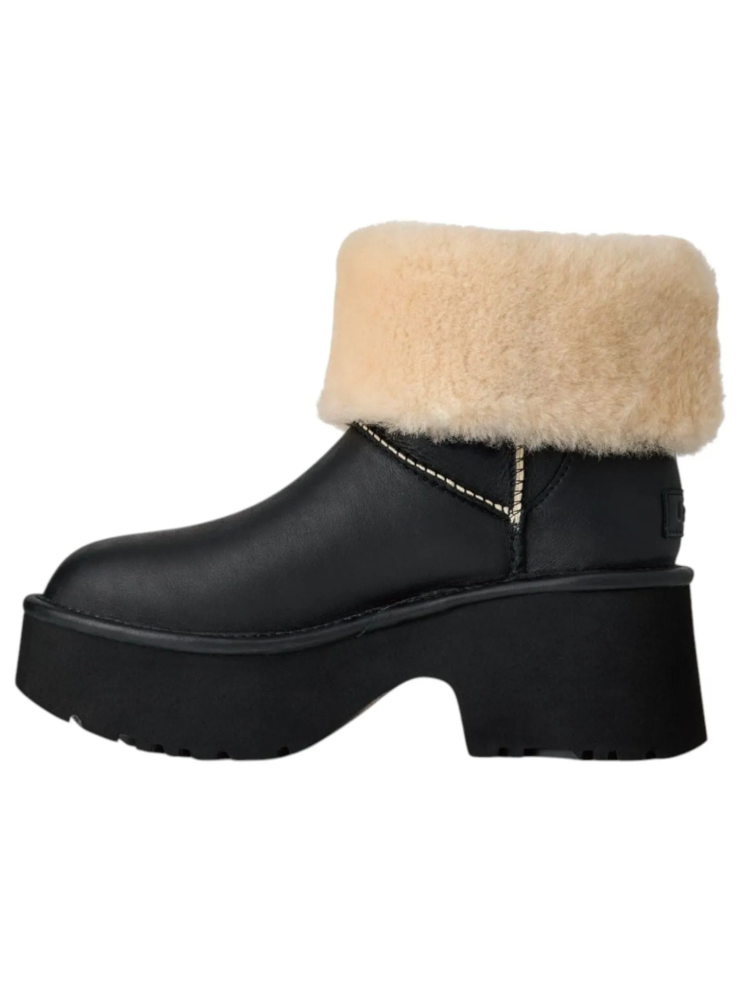 Угги (WMNS) UGG Esmee Leather Boot-Snow 'Black'