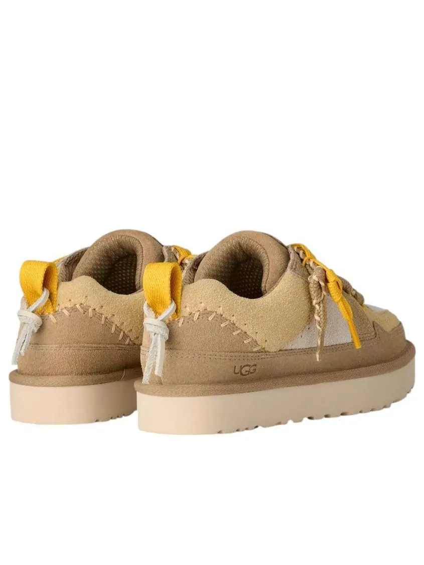 Угги (WMNS) UGG Lo Lowmel Biarritz 'Mustard Seed' — изображение 3 из 5, бежевый