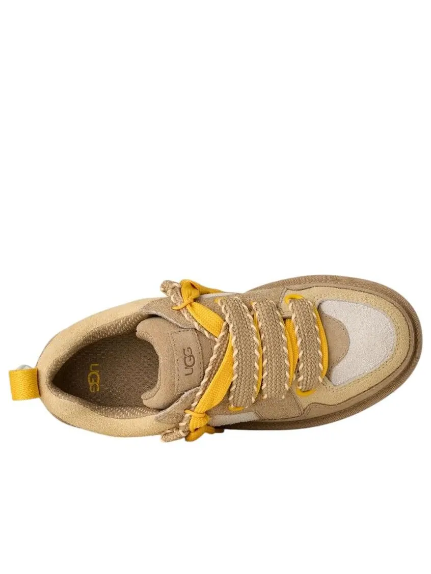 Угги (WMNS) UGG Lo Lowmel Biarritz 'Mustard Seed' — изображение 4 из 5, бежевый