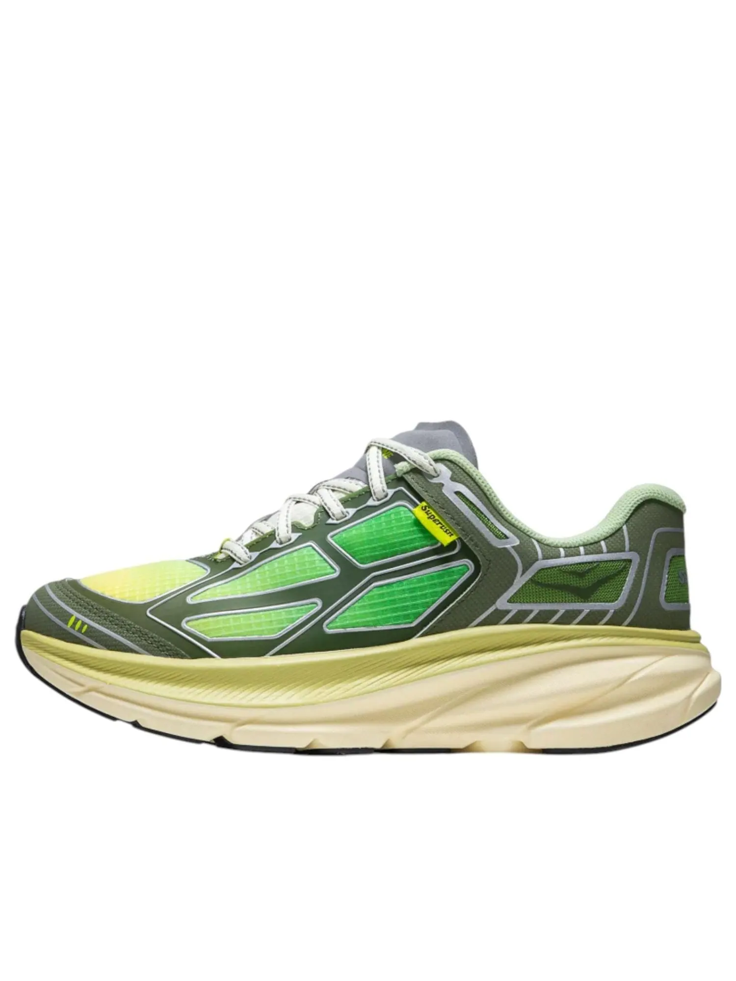 Hoka One One Clifton One9 'Supervsn Green Flash' — изображение 1 из 5, зеленый