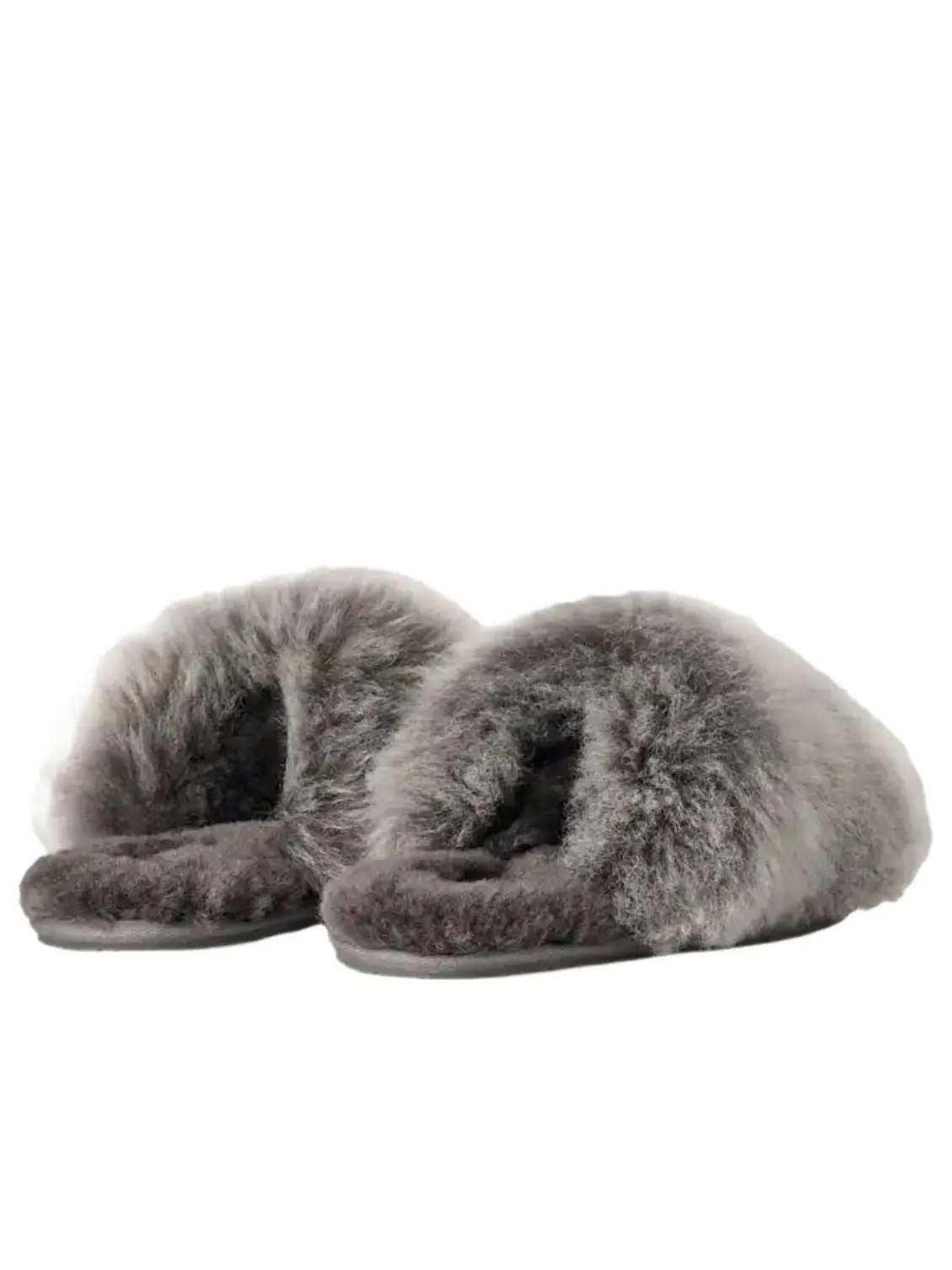 (WMNS) Тапочки UGG Scuffette Chalet 'Charcoal' — изображение 3 из 5, темно-серый серый