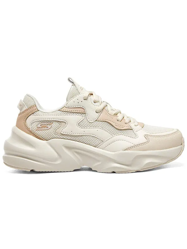 Кроссовки women bob's sport bobs bamina shoes 'cream white' Skechers — изображение 2 из 4, кремовый белый