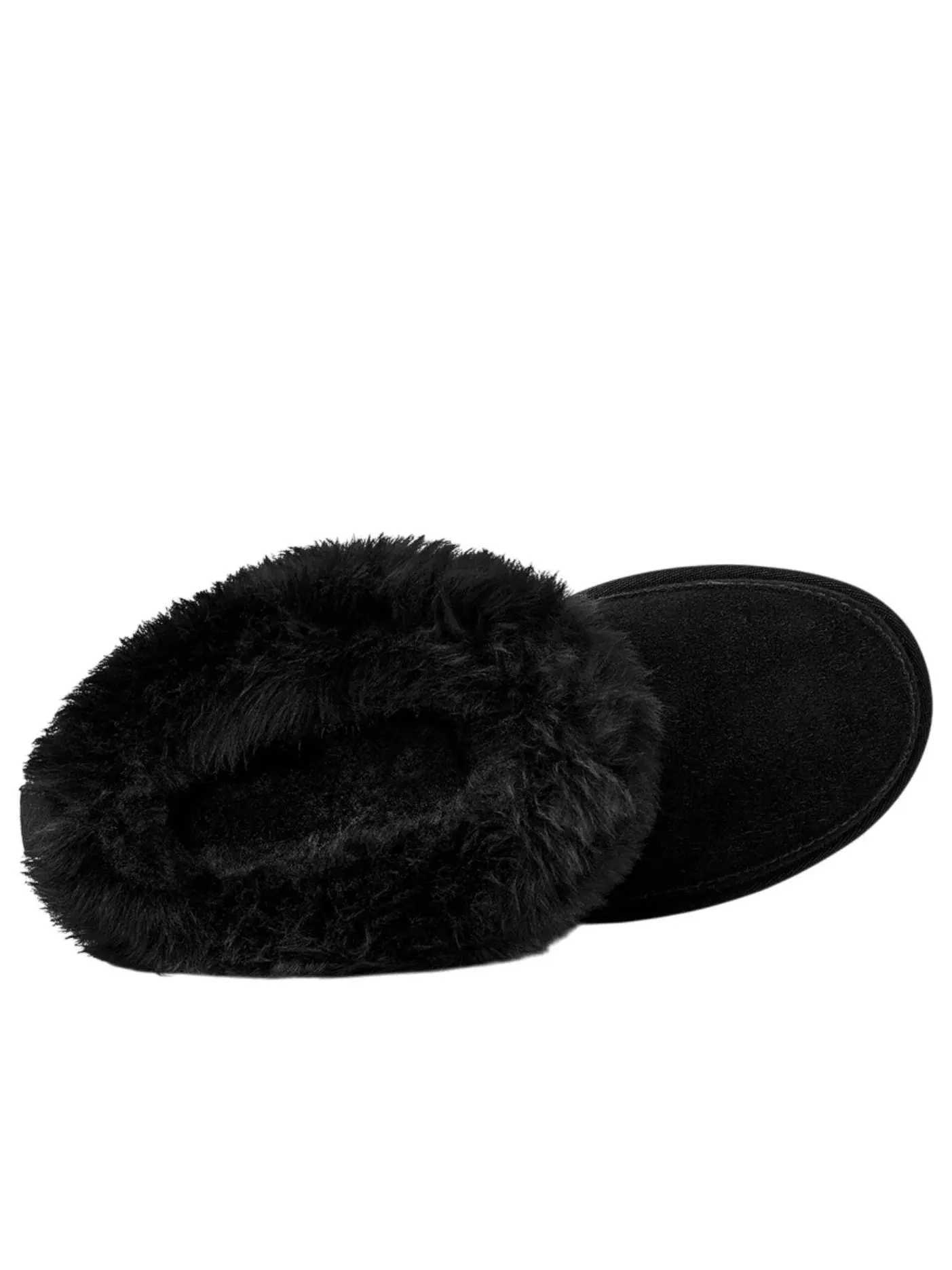 Сапоги (WMNS) UGG Classic Ultra Mini Chalet 'Black' — изображение 4 из 5, черный