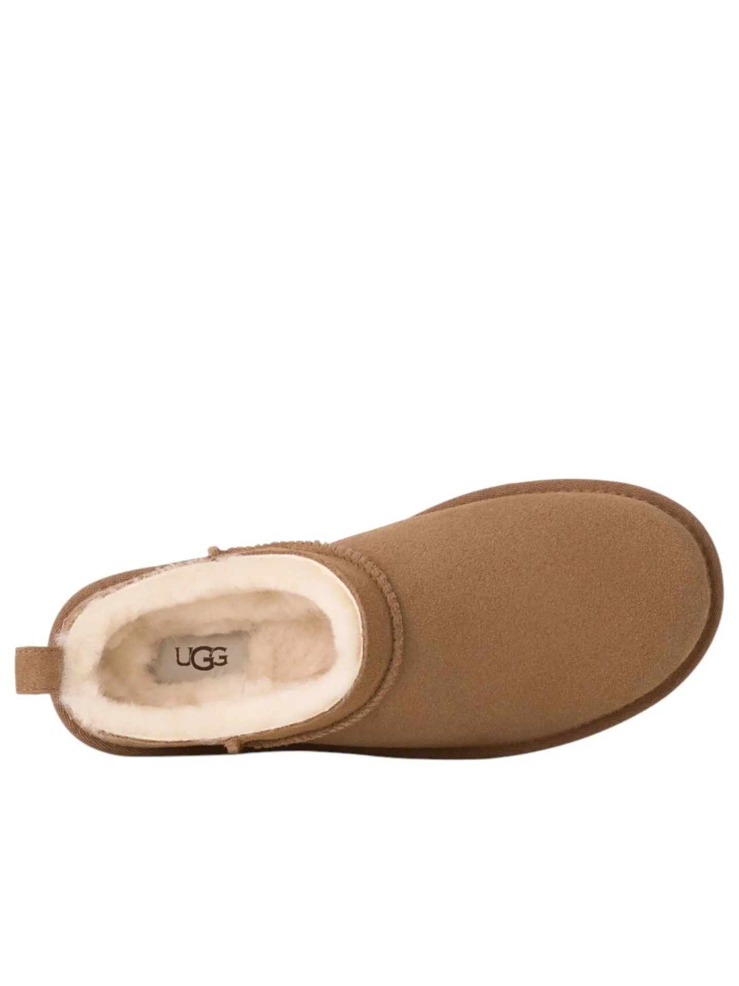 Ботинки (WMNS) UGG Classic Micro Boots 'Chestnut' — изображение 5 из 6, коричневый