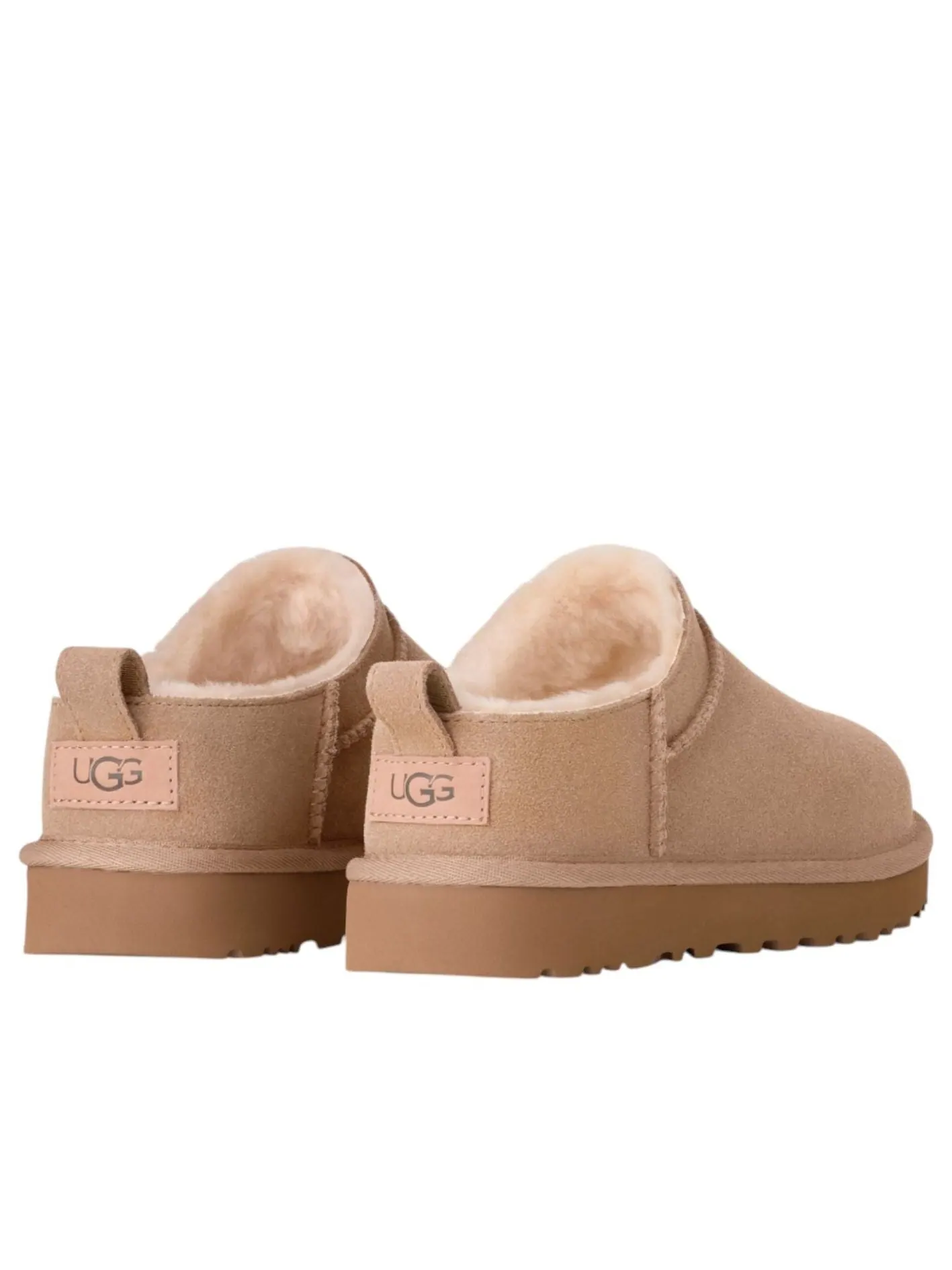Ботинки (WMNS) UGG Classic Micro Boots 'Sand' — изображение 2 из 5, бежевый