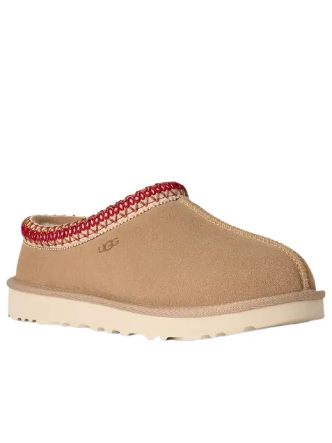 (WMNS) Тапочки UGG Tasman II 'Sand Dark Cherry' — изображение 2 из 5, песочный/темный