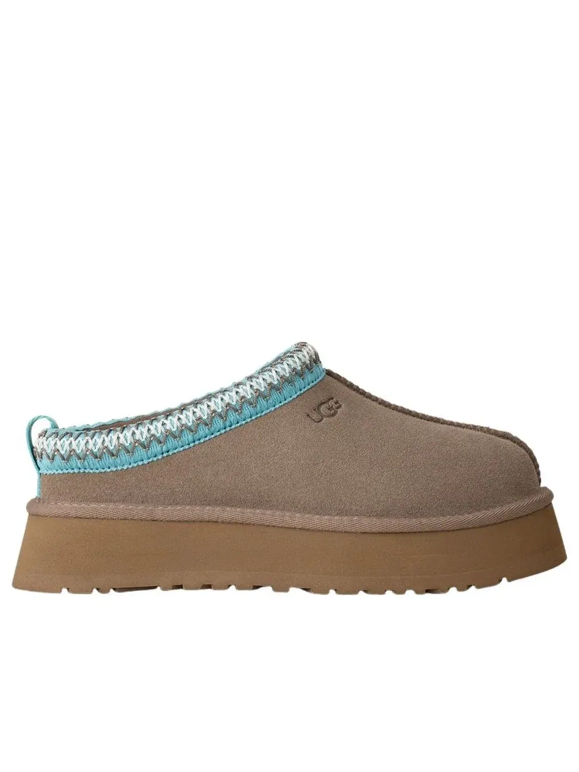 Женские мюли с платформой UGG Tazz II Caribou Sapphire — изображение 2 из 5, коричневый