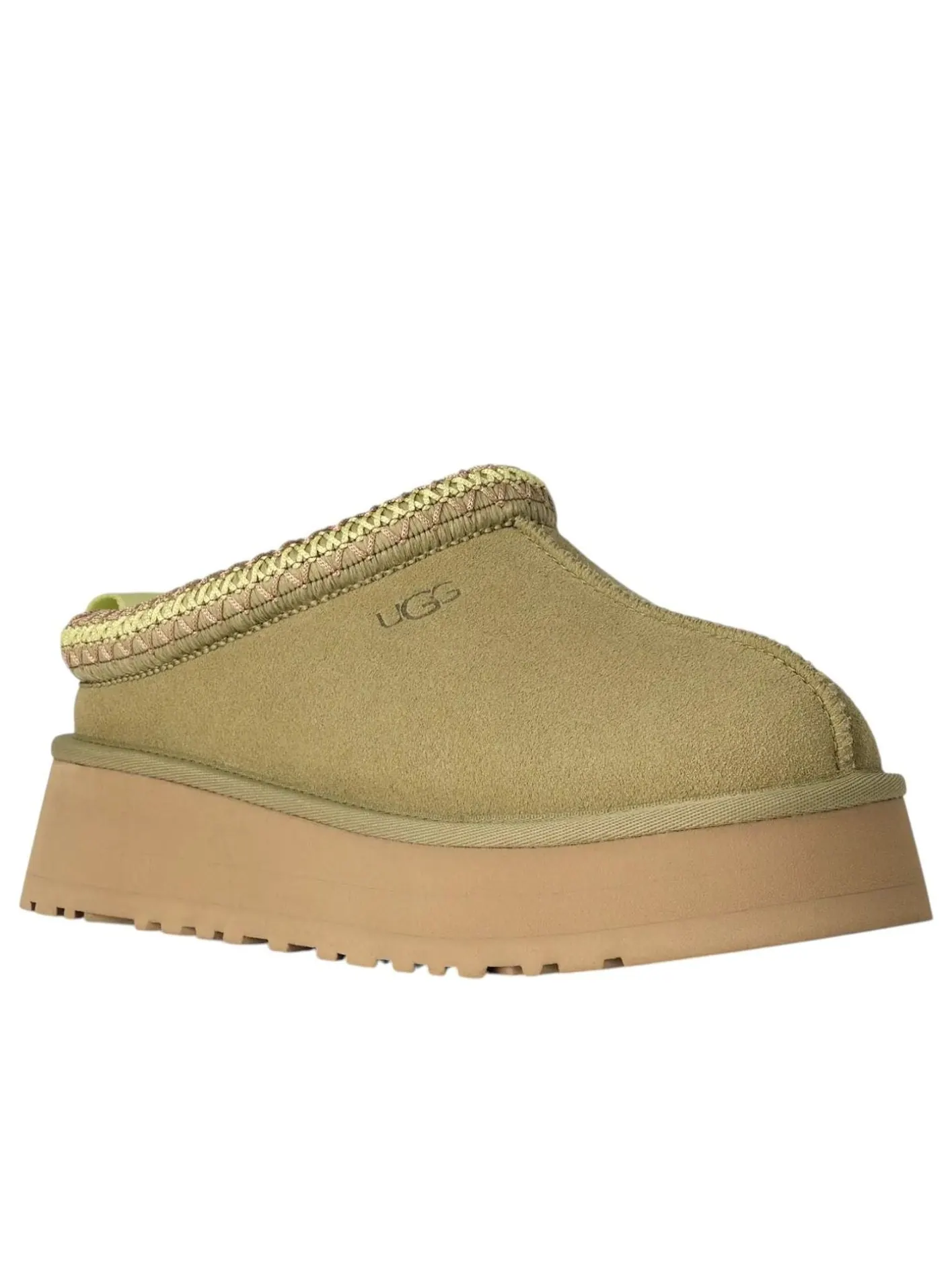 Сандалии (WMNS) UGG Tazz II 'Muted Brass' — изображение 2 из 5, зеленый
