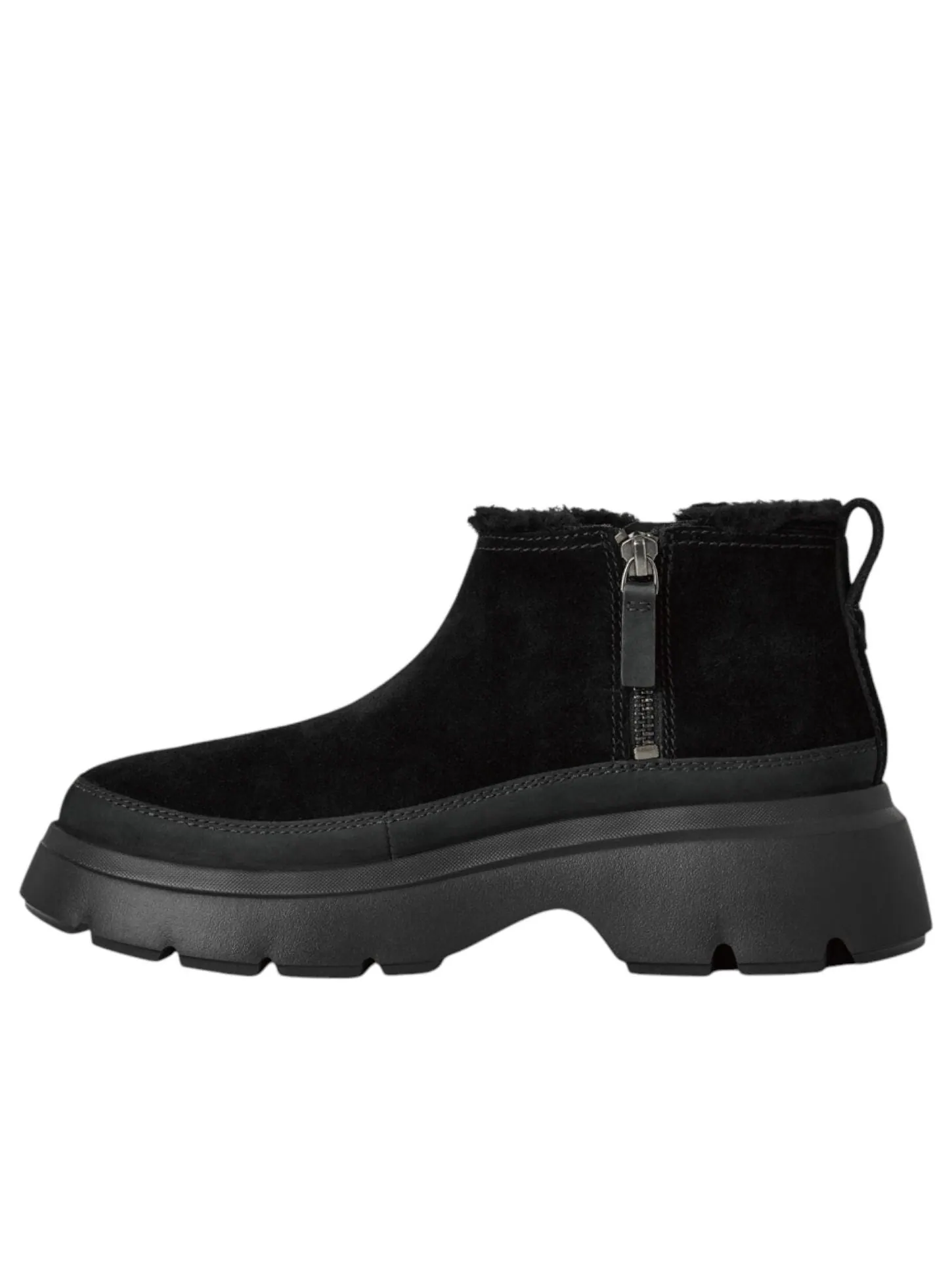 Ботинки (WMNS) UGG Calimuze Ultra Mini Slip On-Snow Boots 'Black' — изображение 1 из 6, черный