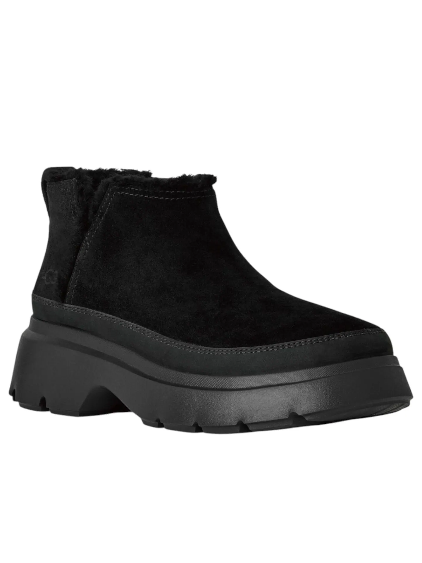 Ботинки (WMNS) UGG Calimuze Ultra Mini Slip On-Snow Boots 'Black' — изображение 2 из 6, черный
