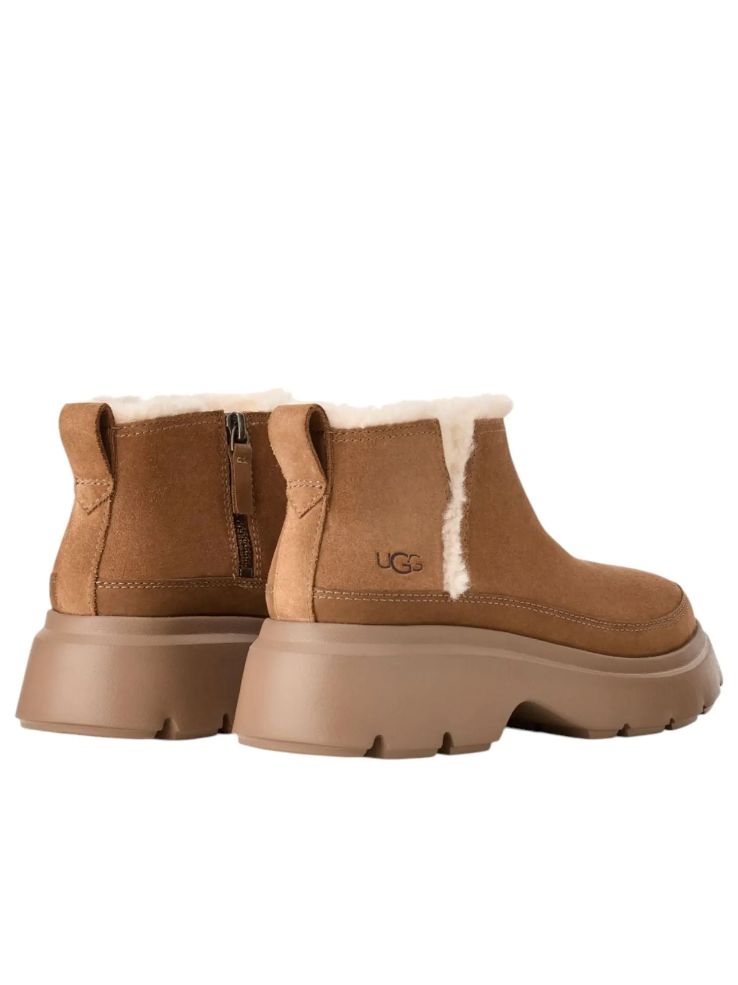 (WMNS) UGG Calimuze Ultra Mini Slip On Snow Boots 'Chestnut' — изображение 3 из 6, орех