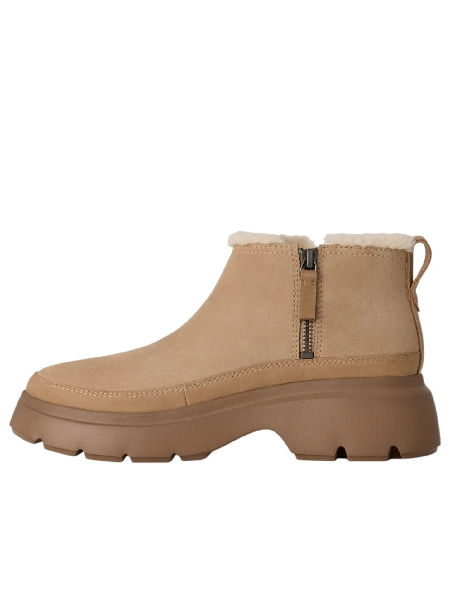 Ботинки (WMNS) UGG Calimuze Ultra Mini Slip On-Snow Boots 'Sand' — изображение 1 из 6, коричневый