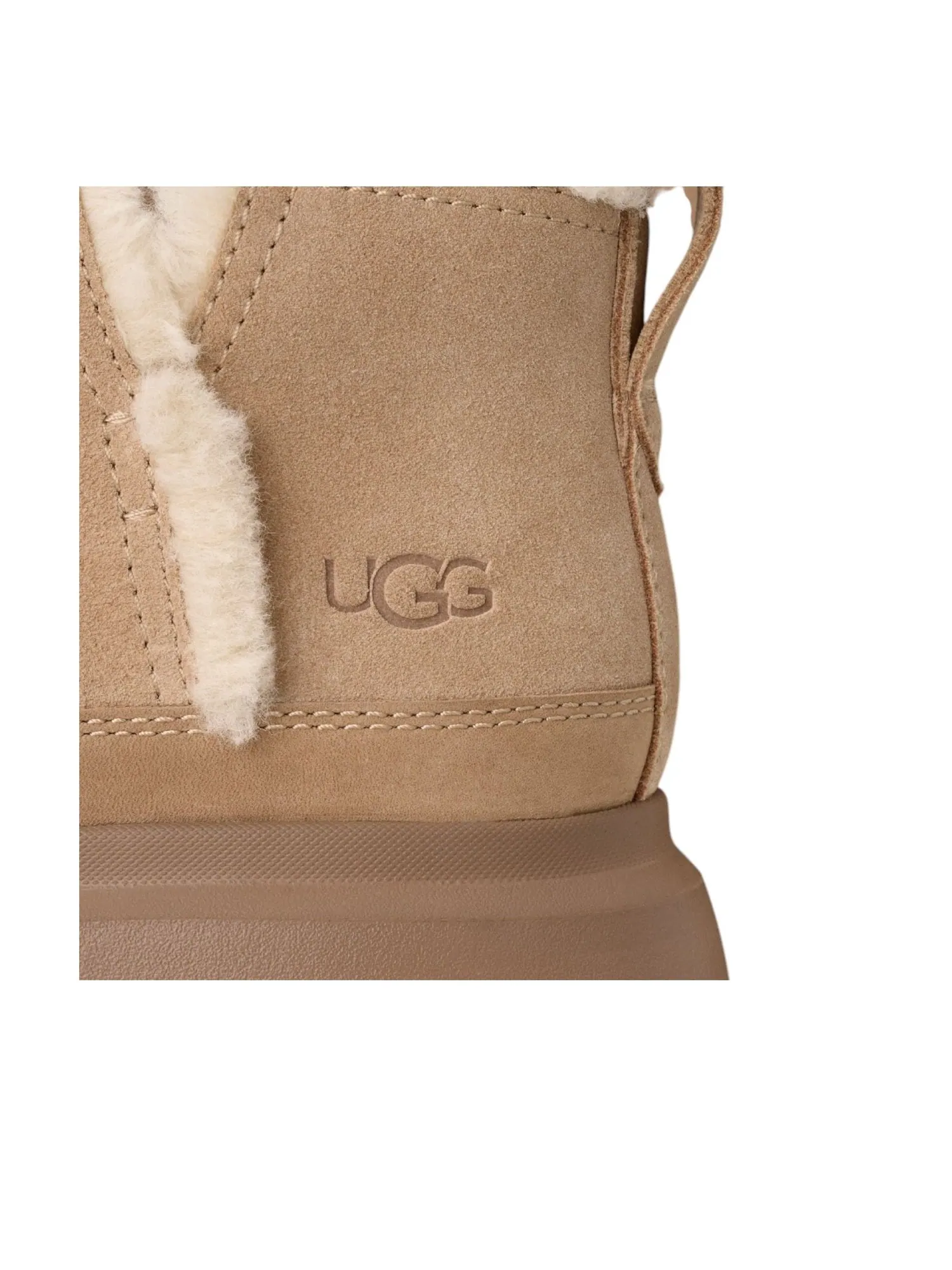Ботинки (WMNS) UGG Calimuze Ultra Mini Slip On-Snow Boots 'Sand' — изображение 5 из 6, коричневый
