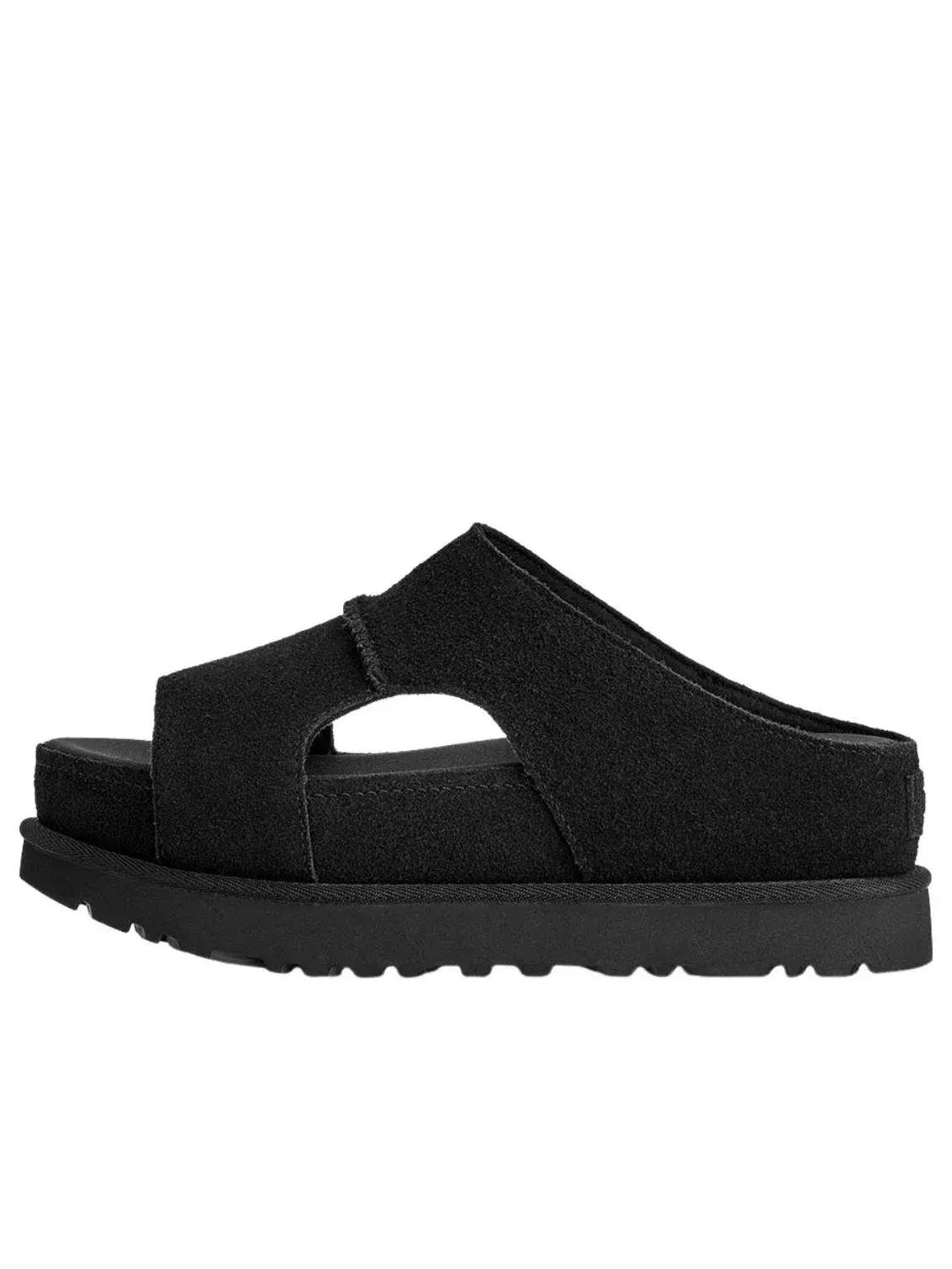 Сандалии UGG Goldenstar Hi Cutout Slide Platform 'Black' 1175132-BLK — изображение 1 из 4, черный