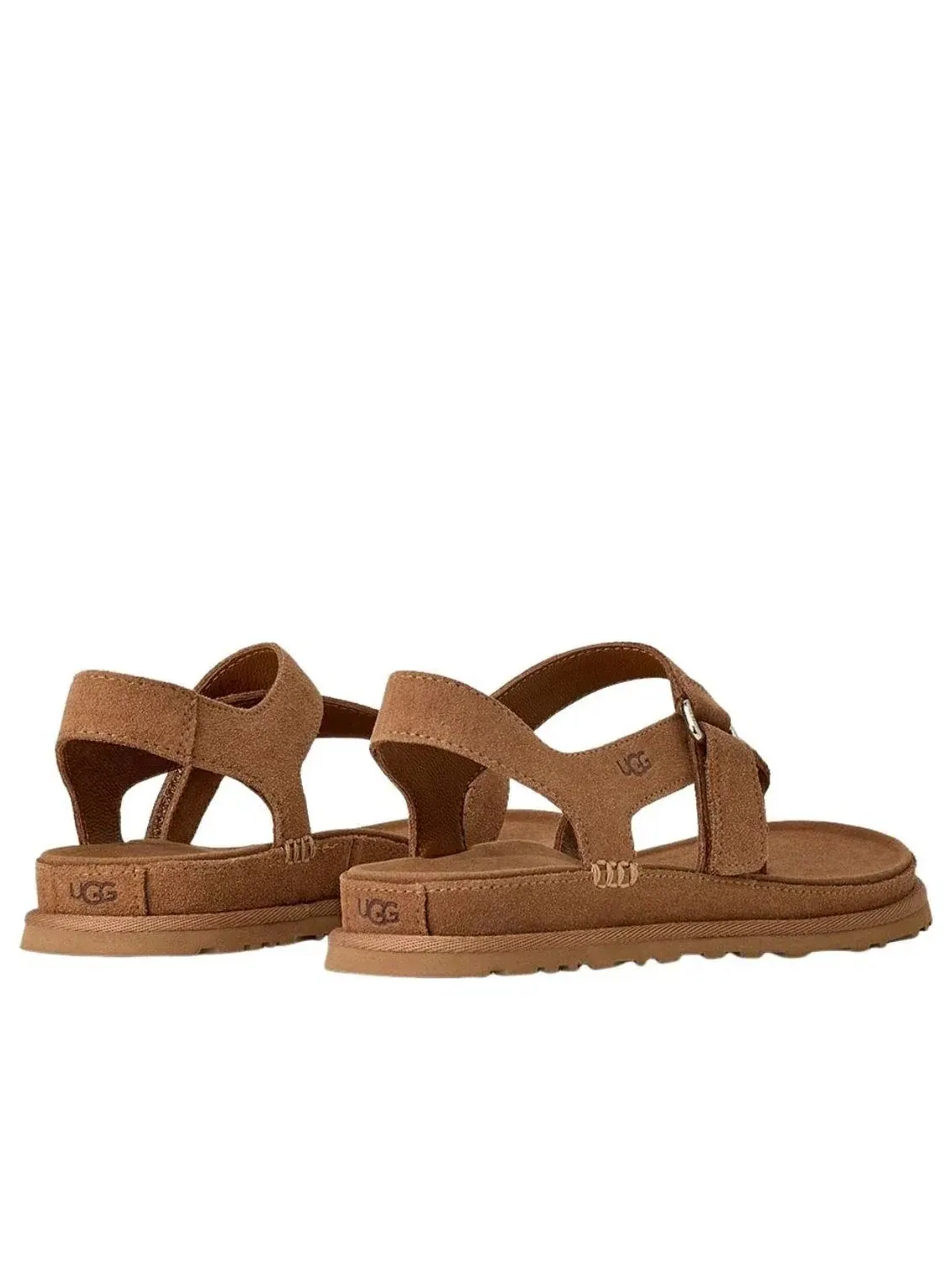 Сандалии UGG GoldenGaze с перемычкой между пальцами — изображение 3 из 4, бежевый