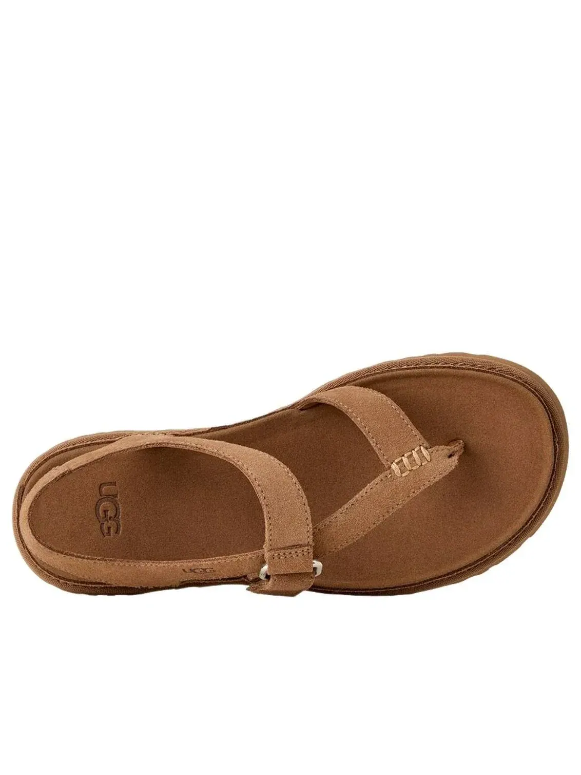 Сандалии UGG GoldenGaze с перемычкой между пальцами — изображение 4 из 4, бежевый