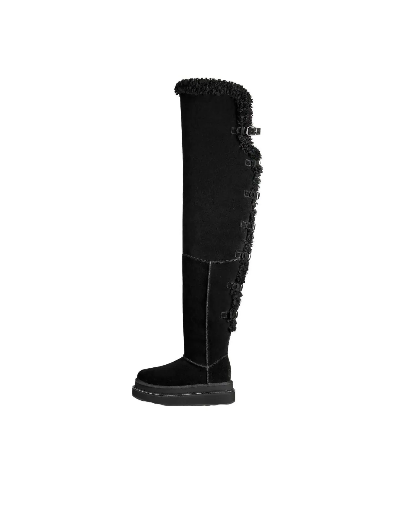 (WMNS) Сапоги UGG x sacai до бедра — изображение 1 из 5, черный